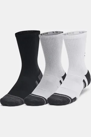 Under Armour Unisex Performance Tech-Crew-Socken im 6er-Pack Mod / Mod / Jet L