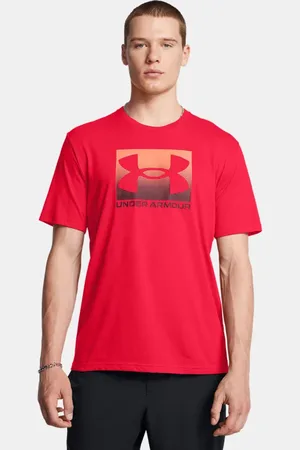Under Armour Boxed Sports Kurzarm-Oberteil für Herren / dunkles Kastanienbraun S