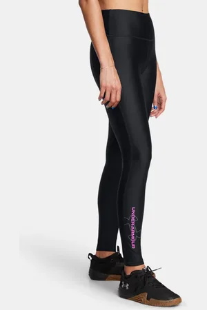 Under Armour Tech™ Leggings mit Logo für Damen / Vivid Magenta / Castlerock L