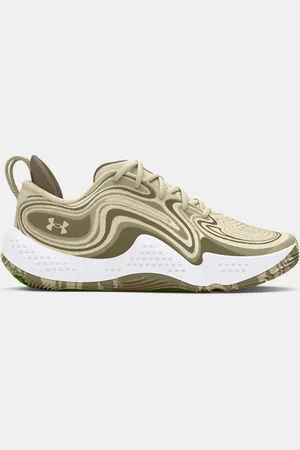 Under Armour Spawn 6 Camo Basketballschuhe, unisex Silt / Taupe Dusk / Silt 44.5
