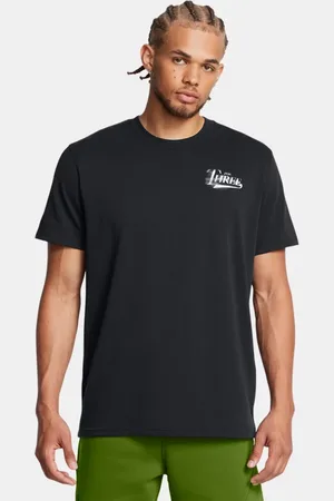 Under Armour Curry Verbiage Heavyweight T-Shirt für Herren / Weiß L