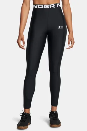 Under Armour HeatGear® gerippte Leggings für Damen / / Weiß L