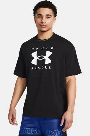 Under Armour Heavyweight Kurzarm-Oberteil in Oversize-Passform mit Logo für Herren / Weiß 3XL