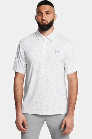 Under Armour Playoff 3.0 Poloshirt mit Aufdruck für Herren / Tetra Grau L