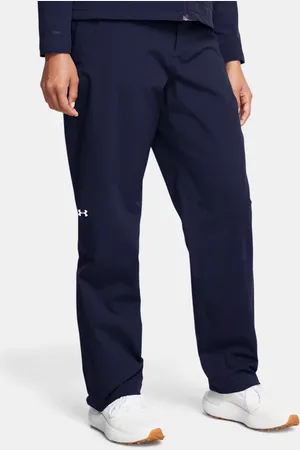 Under Armour Golf Regenhose für Damen Midnight Blaue Marine / Weiß L