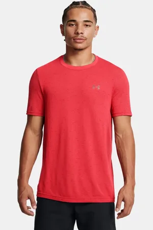 Under Armour Vanish Seamless Kurzarmoberteil für Herren Racer / Cardinal L