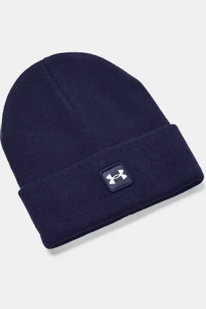 Under Armour Halftime Strickmütze mit Umschlag unisex Midnight Blaue Marine / Weiß EINHEITSGRÖSSE