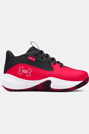 Under Armour Pre-School Lockdown 7 Basketballschuhe / Schwarz / Weiß 32