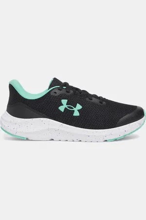 Under Armour Grade School Pursuit 4 Laufschuhe für Mädchen / Comet Grün / Comet Grün 35.5