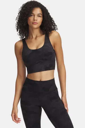 Under Armour Meridian Enganliegendes Crop-Tanktop mit Print für Damen / L