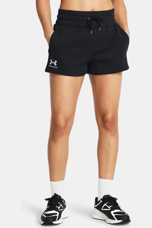 Under Armour Icon Boxershorts aus Fleece für Damen / Weiß L