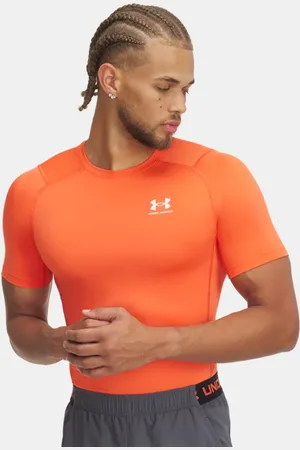 Under Armour HeatGear® Kurzarm-Oberteil für Herren Fire / Weiß 3XL