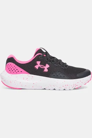 Under Armour Grade School Surge 4 Laufschuhe für Mädchen Anthracite / Aero Rosa / Aero Rosa 35.5
