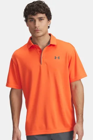 Under Armour Tech™ Poloshirt für Herren Fire / Pitch Grau L