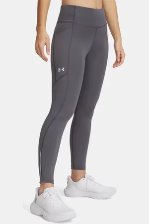 Under Armour Launch Ankle Tights für Damen Castlerock / Reflektierend L
