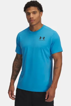 Under Armour Passgenaues HeatGear® T-Shirt für Herren Ether / Schwarz L