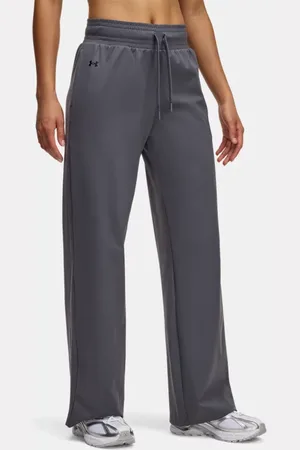 Under Armour Motion Hose mit offenen Saum für Damen Castlerock / Schwarz L