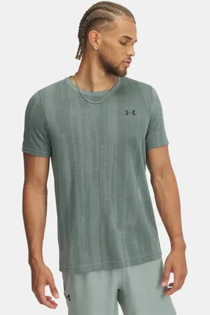 Under Armour Vanish Seamless Kurzarmoberteil für Herren Silica / Schwarz L