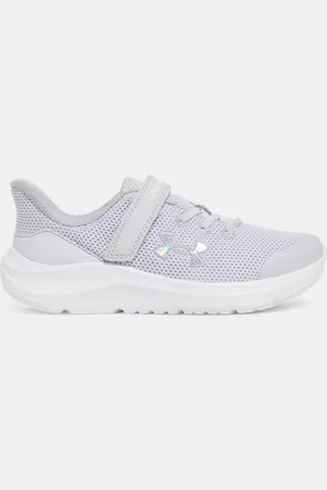 Under Armour Pre-School Pursuit 4 AC Laufschuhe für Mädchen Halo / Halo / Iridescent 32