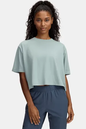Under Armour Rival Kurzarmoberteil für Damen Silica / Schwarz / Weiß L