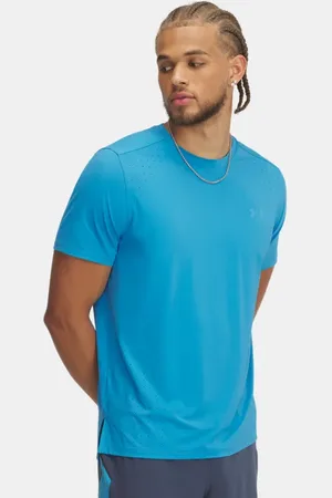 Under Armour Launch Elite Kurzarmoberteil für Herren Ether / Reflektierend 3XL