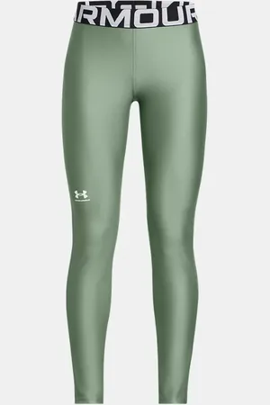 Under Armour HeatGear® Leggings für Mädchen Silica / Weiß YLG (149 - 160 cm)