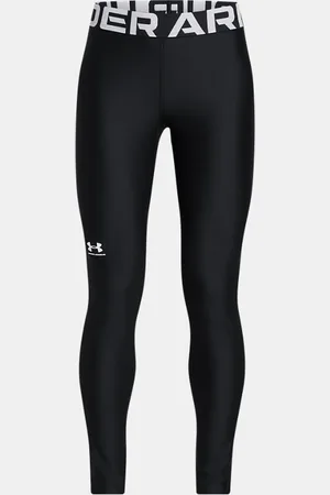 Under Armour HeatGear® Leggings für Mädchen / Weiß YLG (149 - 160 cm)