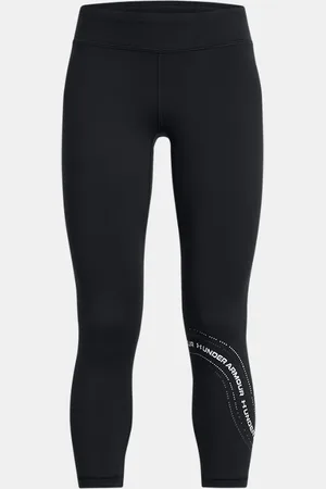 Under Armour Motion Knöchelhohe Leggings mit Logo für Mädchen / Jet Grau YLG (149 - 160 cm)