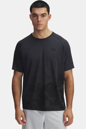 Under Armour Tech™ Fade Kurzarm-Oberteil für Herren Anthracite / Schwarz / Schwarz L