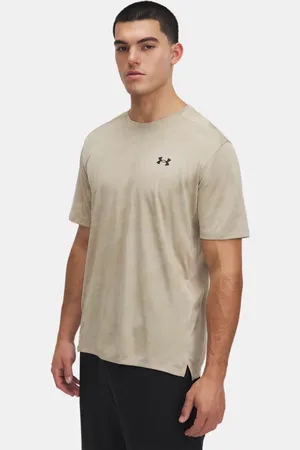 Under Armour Tech™ Vent Jacqrd Kurzarmoberteil für Herren City Khaki / Schwarz L