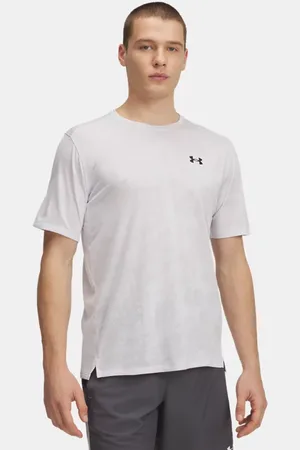 Under Armour Tech™ Vent Jacqrd Kurzarmoberteil für Herren Distant / Schwarz L