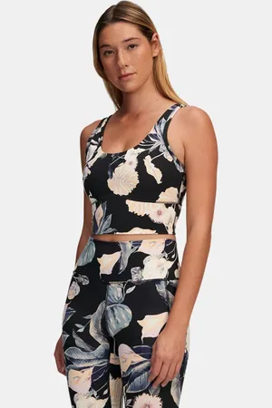 Under Armour Meridian Enganliegendes Crop-Tanktop mit Print für Damen / L