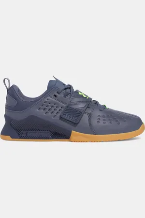 Under Armour Reign Lifter Trainingsschuhe, unisex Downpour / Midnight Blaue Marine / Hyper Grün 44.5