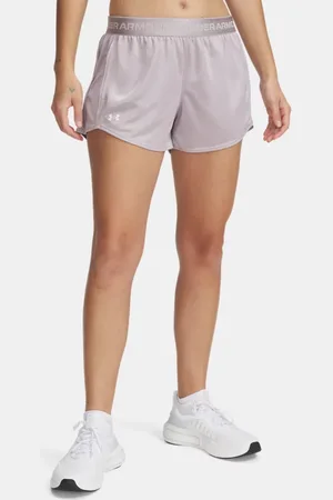 Under Armour Tech™ Play Up Shine Shorts (12,5 cm) für Mädchen Dawn / Weiß L