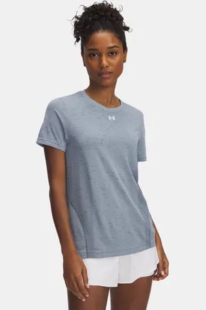 Under Armour Vanish Seamless Lockeres Kurzarm-Oberteil für Damen Harbor / Downpour Grau / Weiß L
