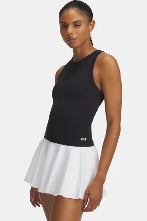 Under Armour Motion hochgeschlossenes Tanktop für Damen / Weiß L