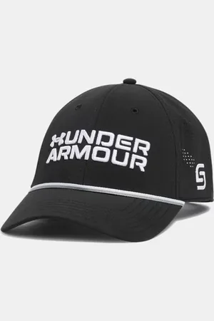 Under Armour Jordan Spieth Kappe mit Kordelzug-Detail für Herren / Weiß EINHEITSGRÖSSE