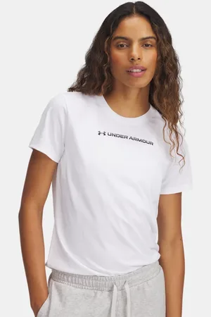 Under Armour Tech™ PTH Kurzarm-Oberteil mit Grafik für Damen / Schwarz L