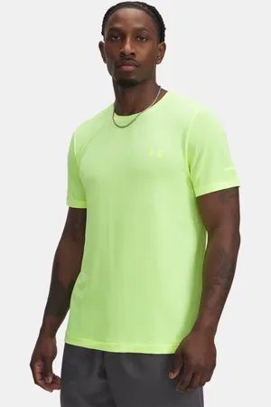 Under Armour Seamless Stride Kurzarm-Oberteil für Herren High Vis / Reflektierend L