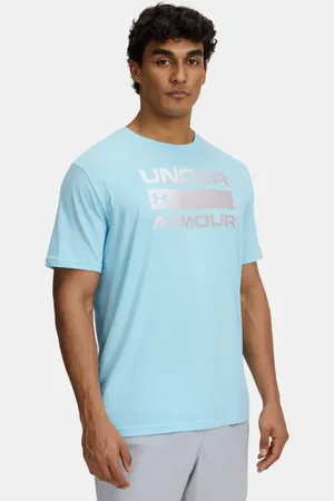 Under Armour Team Issue Wordmark Kurzarm-Oberteil für Herren Stream / Weiß L