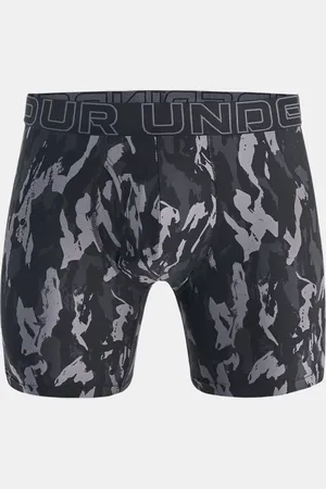 Under Armour Performance Tech™ Boxerjock® (15 cm) mit Mesh und Einsätzen für Herren Castlerock / Castlerock Medium Heather / Castlerock S