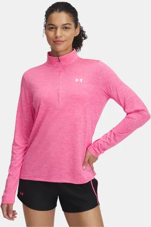 Under Armour Damen Tech™ Twist mit ½-Zip Super / Weiß L