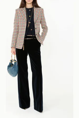 Chloé Karierter Wollblazer