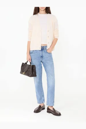 Allude Cashmere-Strickjacke Hellgelb