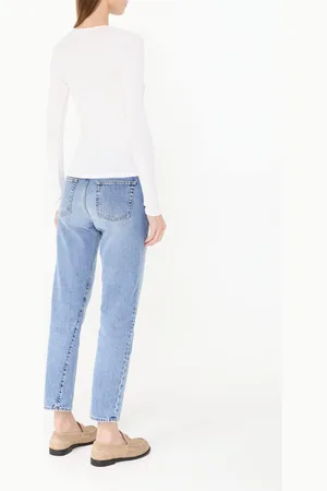 Vince Langarmshirt aus Baumwolle