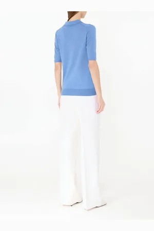 GABRIELA HEARST Cashmere-Seiden-Poloshirt 