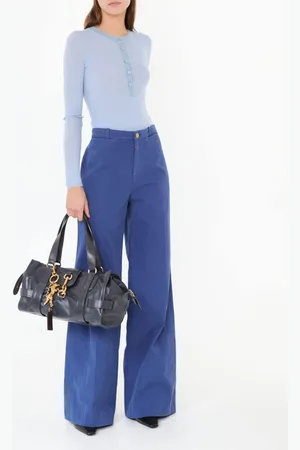 Chloé Ausgestellte Hose aus Baumwoll-Canvas