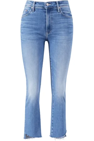 Mother Cropped Slim-Fit Jeans 