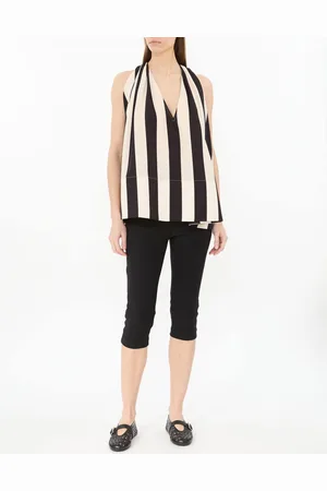 Jacquemus Gestreifte ärmellose Bluse 