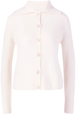Allude Cashmere-Strickjacke mit Troyerkragen